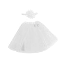 Newborn Photography Props Baby Girls Princess Tutu Skirt Headband New Born Girl Photo Green Pettiskirt fotografia accessories