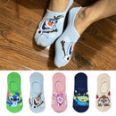 10 pieces = 5 pairs Korea Summer socks women Cartoon Animal bear mouse Socks Cute Funny Invisible cotton Ankle Socks Size 35-41