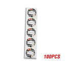 100-500pcs Labels Roll Flower Thank You Stickers Scrapbooking For Gift Decoration Stationery Sticker Seal Label Handmade Sticker