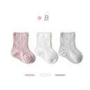 3 Pairs Baby Girl Boy Socks Toddler Cotton Baby Winter Clothes Accessories Pure Color Combed Cotton Baby Socks For Autumn 2020
