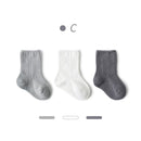 3 Pairs Baby Girl Boy Socks Toddler Cotton Baby Winter Clothes Accessories Pure Color Combed Cotton Baby Socks For Autumn 2020