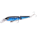 1Pcs Lifelike Artificial Crankbait Multi Jointed Fishing Lure 10.5cm/9g 2-segment Hard Bait 6