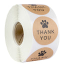 round"Handmade with love" Stickers seal labels roll sticker for Package decorate handmade sticker stationery supplies50-500pcs