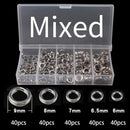 200pcs Stainless Steel Split Ring Assorted Fishing Tackle Fishing Rings for Blank Lures Crankbait Hard Bait fishing accessoies