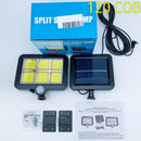100LED Solar Light Outdoor Motion Sensor Recharge Solar Wall Light Waterproof Emergency Led Light For Street Garden Porch Lamp