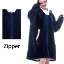 Oversized Hoodies Women Winter Sweatshirt Blanket With Sleeves Fleece Giant Hoodie Women long Hoody Sweatshirt plush tv Blanket