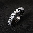 10 Colors Simple Style Enamel Ring Paved With Shiny Cubic Zircon Stone Fashion Wed Engage Ring For Women