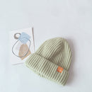 Autumn Winter Solid Color Baby Knitted Hats Kids Girls Boys Beanies Caps Warm Soft Casual Hats for Children