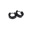 1pair Anti-allergic titanium steel earring punk rock Stud Earrings Men Fashion Jewelry women small circle round stud earrings
