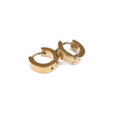 1pair Anti-allergic titanium steel earring punk rock Stud Earrings Men Fashion Jewelry women small circle round stud earrings