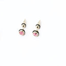 1pair Anti-allergic titanium steel earring punk rock Stud Earrings Men Fashion Jewelry women small circle round stud earrings