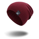 Cotton Blends Men's Beanies For Women Outdoor Bonnet Skiing Hats Unisex Keep warm in winter Solid Color Knitted Hat Hip Hop Cap