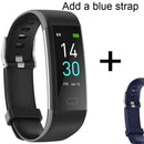 Bluetooth 5.0 Smart Band Watch IP68 Body Thermometer Sport Smart Bracelet Heart Rate Monitor Fitness Tracker Bracelet Men Women