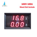 0.56'' 0-100V 10A 50A 100A LED Digital Voltmeter Ammeter Car Motocycle Voltage Current Meter Volt Detector Tester Monitor Panel