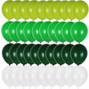 40pcs Green Balloons Set Olive Balloon Metallic Confetti Ballon Jungle Safari Animal Birthday Party Decorations kids Air globos