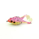 1PCS Minnow Fishing Lure Double Propeller Frog Soft Bait Silicone90mm/13g Artificial Crankbait Wobbler Jig Trolling Soft Lure
