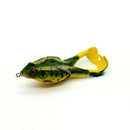 1PCS Minnow Fishing Lure Double Propeller Frog Soft Bait Silicone90mm/13g Artificial Crankbait Wobbler Jig Trolling Soft Lure