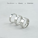 4mm 6mm 8mm Wide Stainless Steel Rings High Polished 2020 New Fashion Classic And Generous For Men's And Women's Ring Jewelry Gi