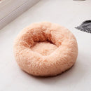 Dog & Cat Long Plush Pet Bed Calming Beds - Ultra-soft Pets Basket Kennel Dog Round Cat Winter Cushion Warm Sleeping Bag Mat