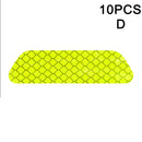 10pcs Car Door Sticker Decal Warning Mark Tape Reflective Sticker Reflective Strip OPEN High Sign Safety Light Reflector Strip