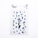 Mohamm 1Pcs Flat Spring To Flower Series Decoration Sticker PET Creative Stationary School Supplies
