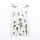 Mohamm 1Pcs Flat Spring To Flower Series Decoration Sticker PET Creative Stationary School Supplies