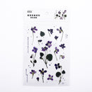 Mohamm 1Pcs Flat Spring To Flower Series Decoration Sticker PET Creative Stationary School Supplies