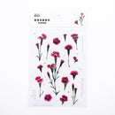 Mohamm 1Pcs Flat Spring To Flower Series Decoration Sticker PET Creative Stationary School Supplies