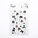 Mohamm 1Pcs Flat Spring To Flower Series Decoration Sticker PET Creative Stationary School Supplies