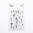 Mohamm 1Pcs Flat Spring To Flower Series Decoration Sticker PET Creative Stationary School Supplies