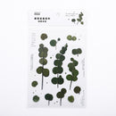 Mohamm 1Pcs Flat Spring To Flower Series Decoration Sticker PET Creative Stationary School Supplies