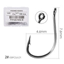 100pcs/ Box Japan Izu Fish Hook High Carbon Steel Barbed In Fly Fishing Hook Worm Pond Fishing Bait Holder Jig Hole Pesca Hooks