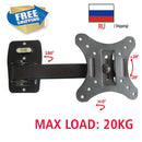 (RU) free shipping LCD-111 LCD-112 10"24" 30"tiltable full motion retractable swivel LED PLASMA tv wall vesa bracket mount