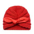 BalleenShiny Warm Baby Hats For Boys&Girls Infant Lovely Bowknot Hats Baby Bonnet Beanie Turban Head Accessories Kids Gifts