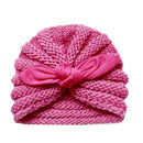 BalleenShiny Warm Baby Hats For Boys&Girls Infant Lovely Bowknot Hats Baby Bonnet Beanie Turban Head Accessories Kids Gifts