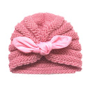 BalleenShiny Warm Baby Hats For Boys&Girls Infant Lovely Bowknot Hats Baby Bonnet Beanie Turban Head Accessories Kids Gifts
