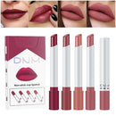 4 Colors Makeup Lipstick Cosmetics Lipstick Set Lip Tint Lip Gloss Waterproof Maquillaje Matte Long Lasting Make Up Pomade TSLM4
