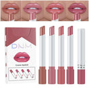 4 Colors Makeup Lipstick Cosmetics Lipstick Set Lip Tint Lip Gloss Waterproof Maquillaje Matte Long Lasting Make Up Pomade TSLM4