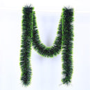 2020 New 2M Christmas Garland Home Party Wall Door Decor Christmas Tree Ornaments Tinsel Strips with Bowknot Party Supplies U3