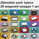 20Models Micro USB 5pin Female Connector For Mobile Phone Charging SMT Socket Data Jack Connector Port PCB Board Drop Shipping