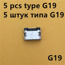 20Models Micro USB 5pin Female Connector For Mobile Phone Charging SMT Socket Data Jack Connector Port PCB Board Drop Shipping