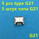 20Models Micro USB 5pin Female Connector For Mobile Phone Charging SMT Socket Data Jack Connector Port PCB Board Drop Shipping