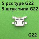 20Models Micro USB 5pin Female Connector For Mobile Phone Charging SMT Socket Data Jack Connector Port PCB Board Drop Shipping