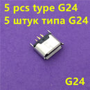 20Models Micro USB 5pin Female Connector For Mobile Phone Charging SMT Socket Data Jack Connector Port PCB Board Drop Shipping