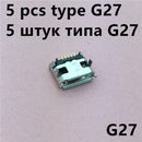 20Models Micro USB 5pin Female Connector For Mobile Phone Charging SMT Socket Data Jack Connector Port PCB Board Drop Shipping