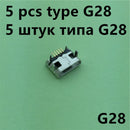 20Models Micro USB 5pin Female Connector For Mobile Phone Charging SMT Socket Data Jack Connector Port PCB Board Drop Shipping