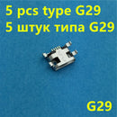 20Models Micro USB 5pin Female Connector For Mobile Phone Charging SMT Socket Data Jack Connector Port PCB Board Drop Shipping