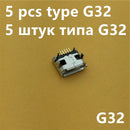 20Models Micro USB 5pin Female Connector For Mobile Phone Charging SMT Socket Data Jack Connector Port PCB Board Drop Shipping