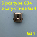 20Models Micro USB 5pin Female Connector For Mobile Phone Charging SMT Socket Data Jack Connector Port PCB Board Drop Shipping