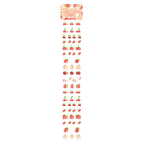 Mohamm 1Pcs Colorful Ribbon Series Stickers Decoration DIY Creative Hand Account Materials Stationary School Supplies